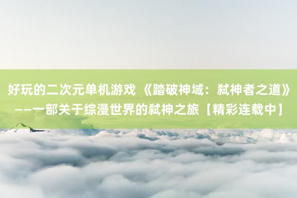 好玩的二次元单机游戏 《踏破神域：弑神者之道》——一部关于综漫世界的弑神之旅【精彩连载中】